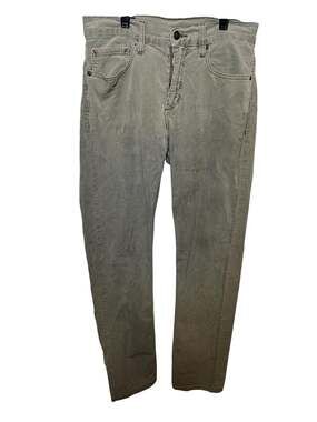 Marine Layer Cambridge Cord Slim Straight Corduroy Pants 32X32 Pin Wale Gray